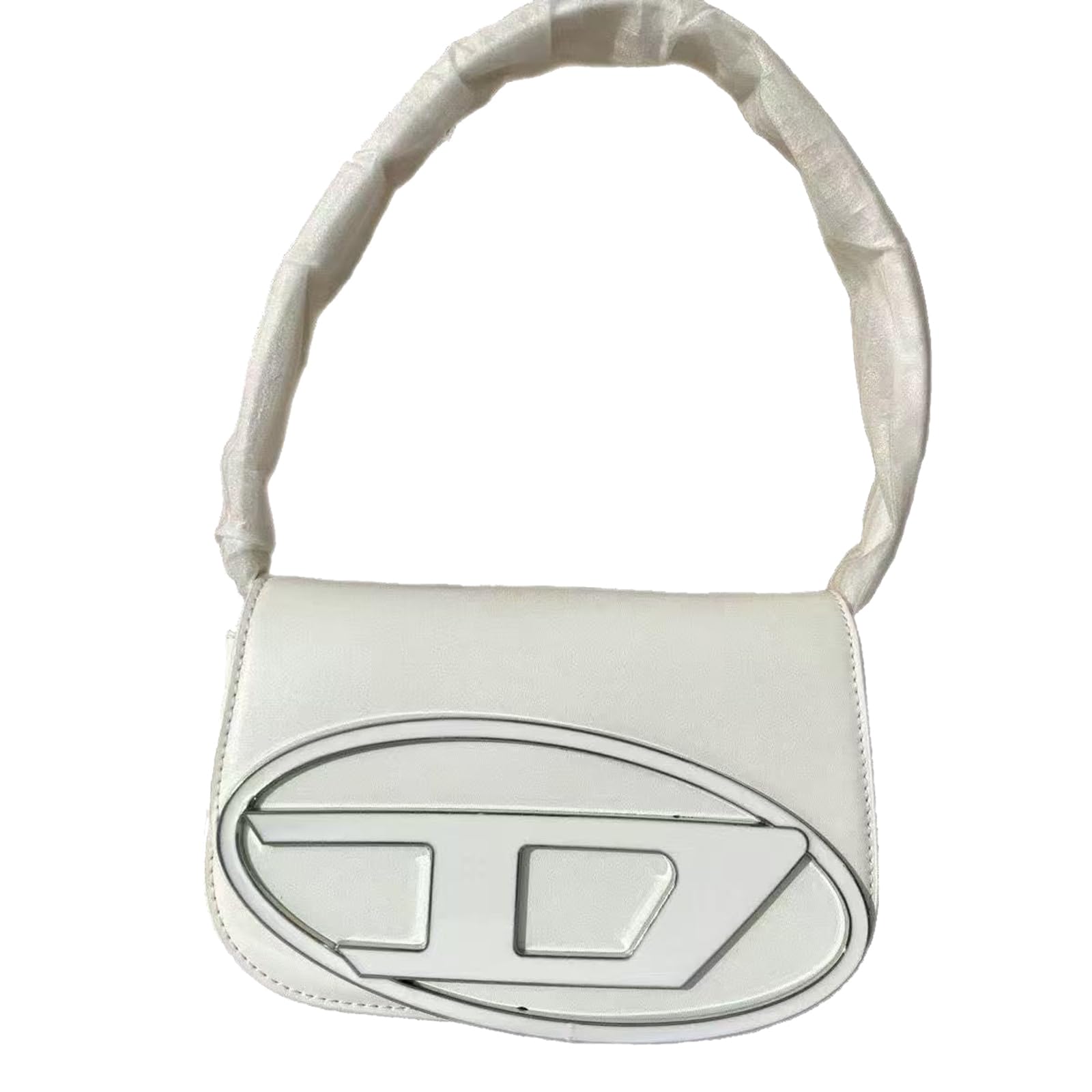 Borse Borsa da Donna di Lusso Leggero alla Moda A Tracolla E Versatile dal Design Nicchia per Gli Spostamenti Quotidiani-Bianco