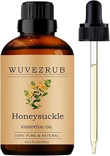 Honeysuckle Essential Oils Organic, 60ML Pure and Natural Honeysuckle Essential Oil for Aromatherapy Diffuser - Honeysuckle /2 Fl Oz
