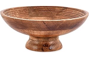 NIRMAN FRUIT BOWL Mango Wood Round Shaped
