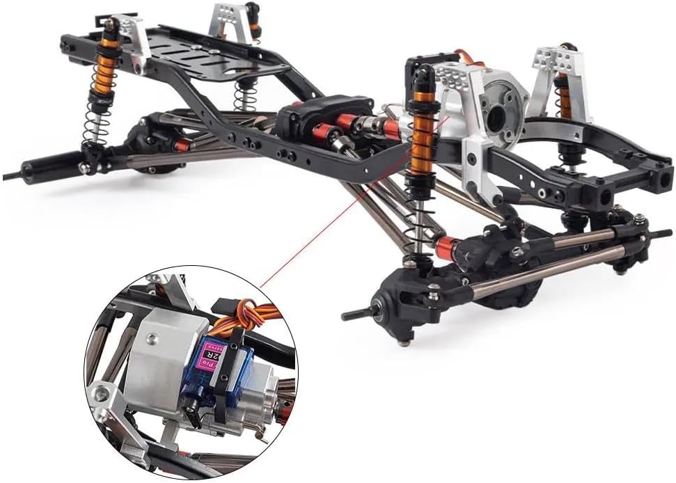 クローラー本体シャーシ に適合するAxial SCX10 II 90046 EX86100 1/10