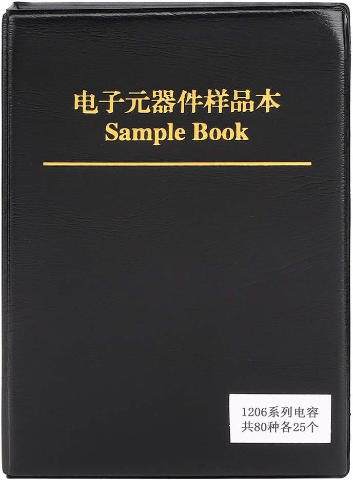 Sample Book 1206 Series 80 Value Capacitors Assortment Kit Electron Components Sample Book Kit Black