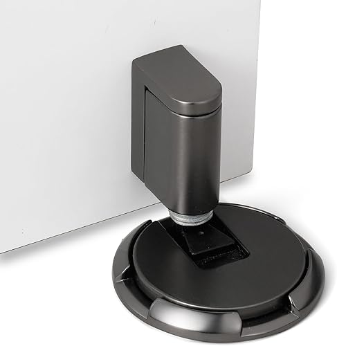 SAILANKA Tope de puerta resistente al viento para interiores, resistente al viento, para mantener la puerta abierta, mecánico, sin perforaciones,