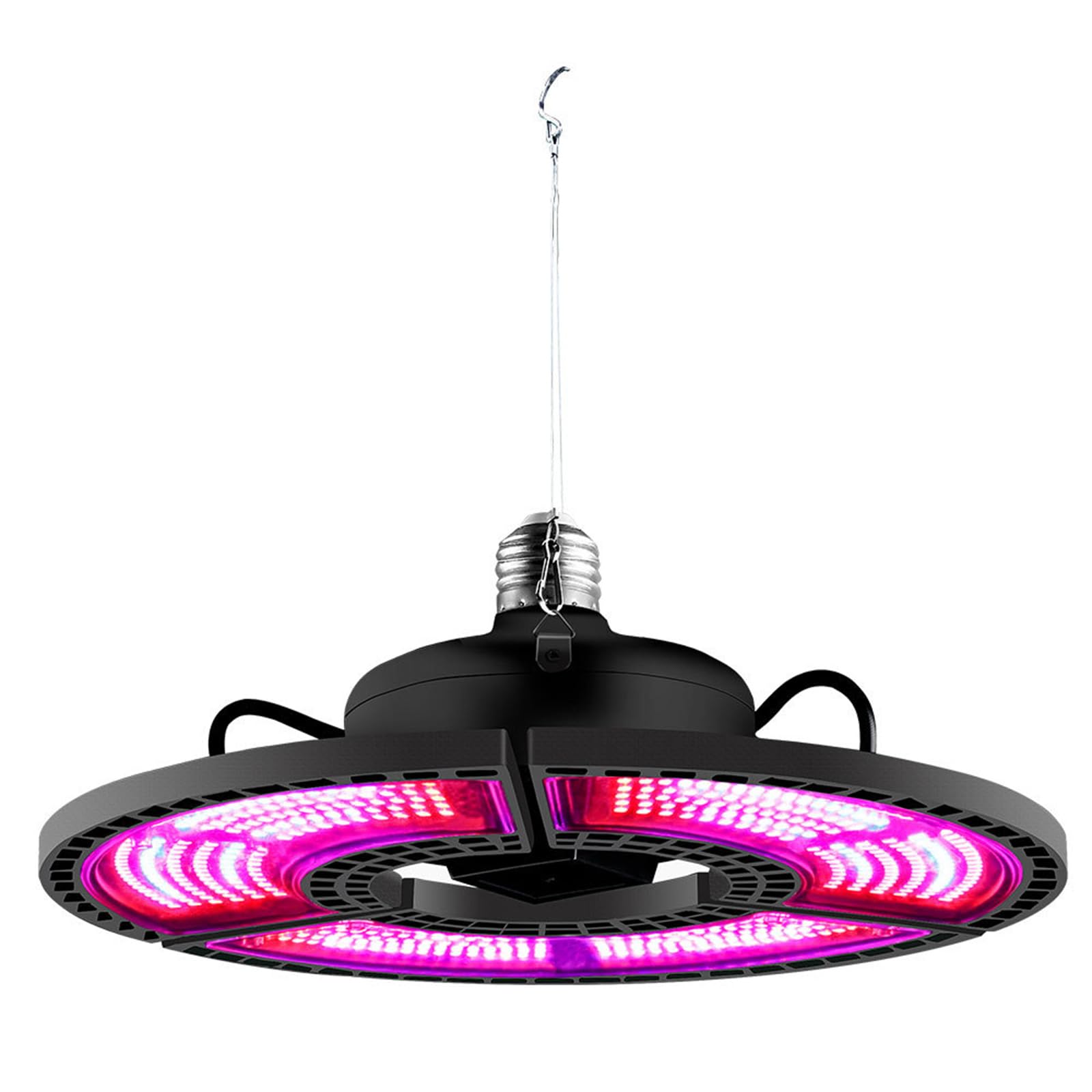 Transformowalna lampa do roślin, potrójne liście, składane światła do uprawy, sadzonka szklarniowa, zamiennik kwiatów, wodoodporne światła do roślin (504 koraliki)