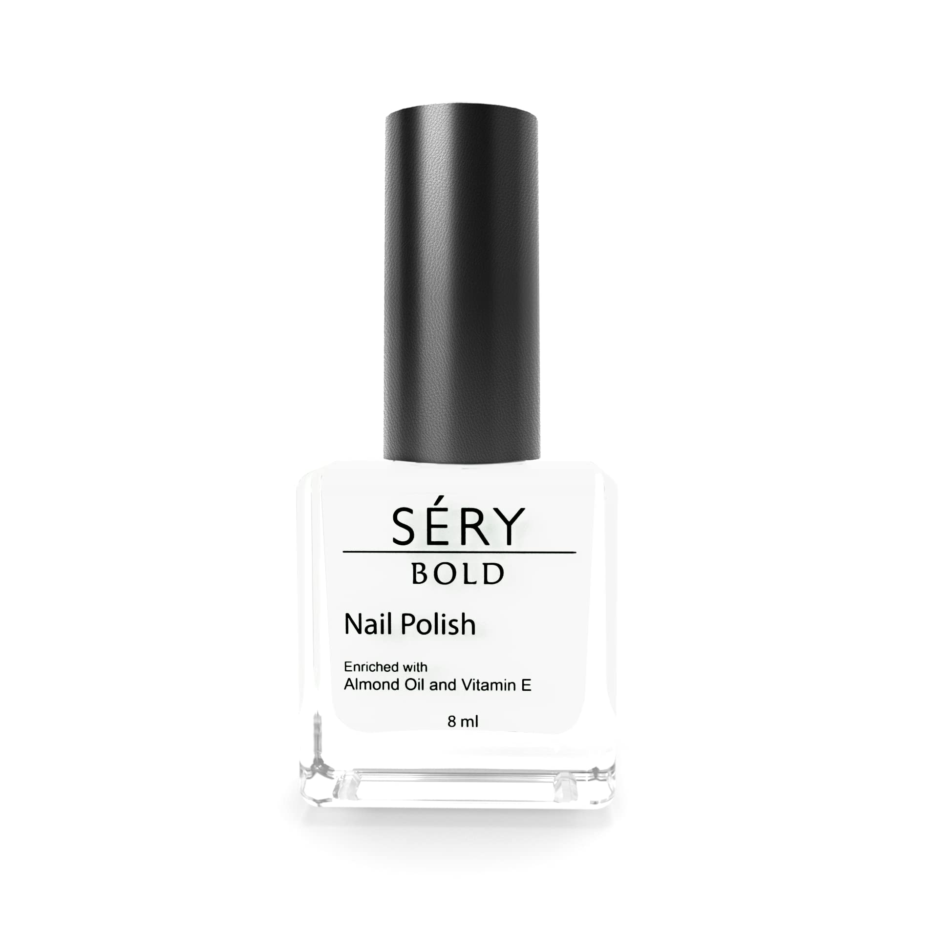Bold Glossy, Glossy Finish Nail Polish| Quick Dry, Long Lasting, High-Shine, Chip Resistant, 7 Toxin Free, Vegan, Enriched With Almond Oil, Vitamin E Snow Mnp-18, 10 Ml