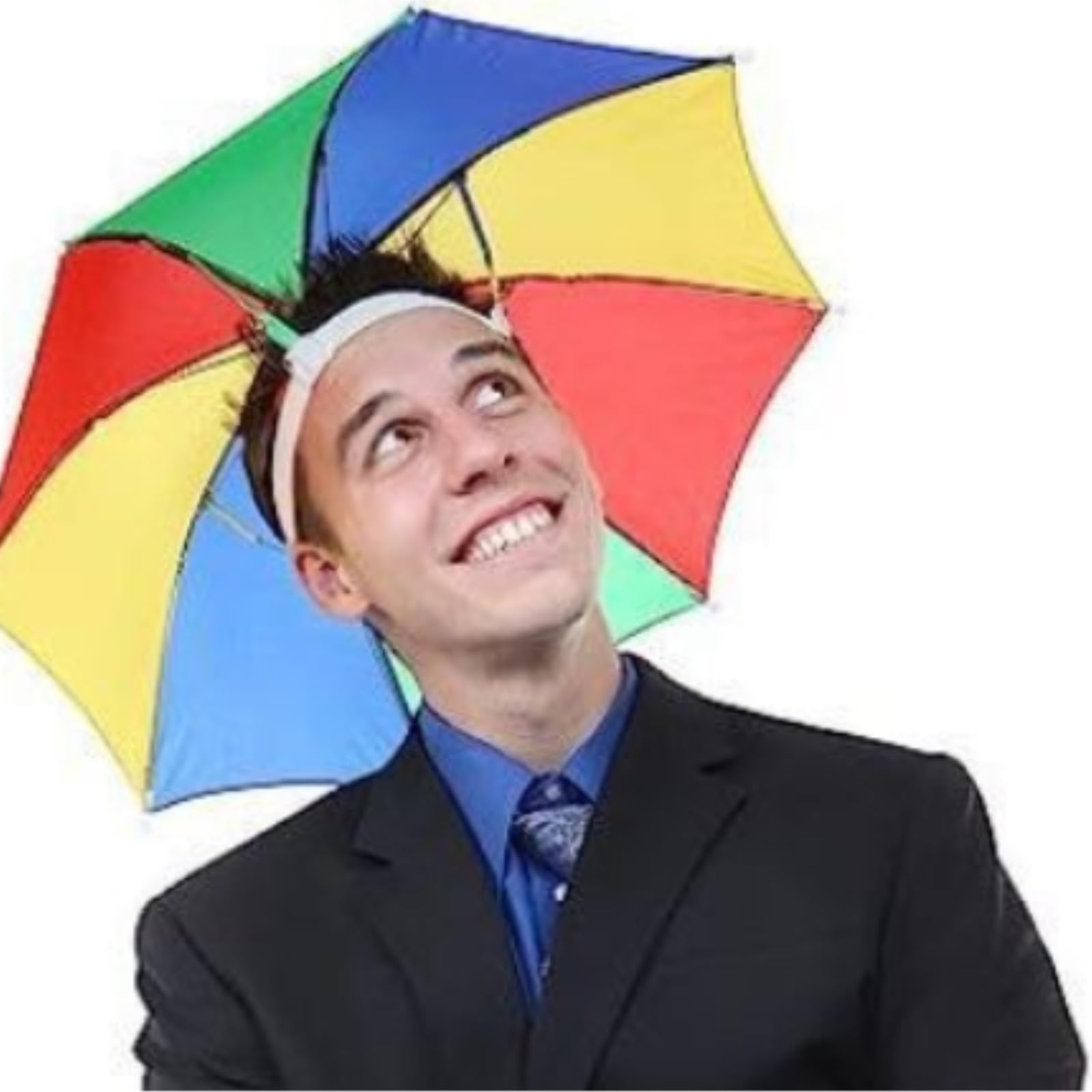 Przeciwsłoneczny Parasol Wędkarski 1 Szt. Parasolka Z Gumką Do Aktywności Na Świeżym Powietrzu Ogrodnictwa(Blue)