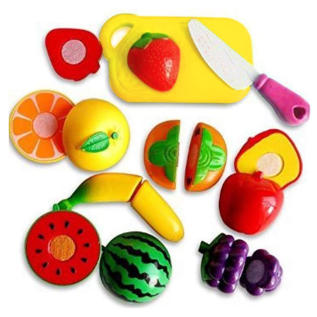 Webby Realistic Sliceable Fruits Cutting Play Toy 9 Pieces (Multicolor) (B0BS9R6N3C) Amazon Price History, Amazon Price Tracker