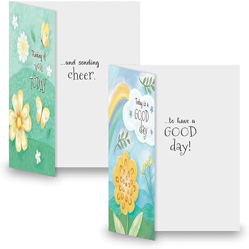 Miniatura 4 de Current Bright Days - Paquete de 20 tarjetas de felicitación de amistad (2 de cada uno de 10 diseños), 5 x 7 pulgadas, sentimientos en el interior,