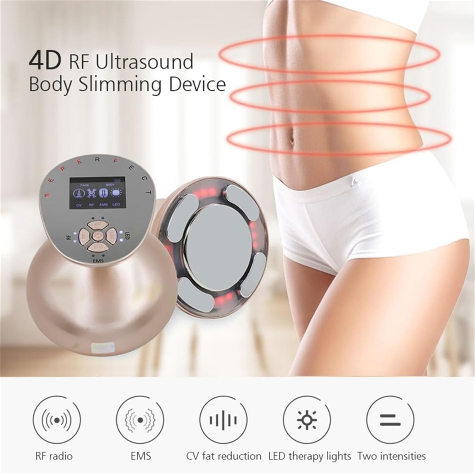 4D RF Ultrasound Device EMS キャビテーション Cavitation+RF