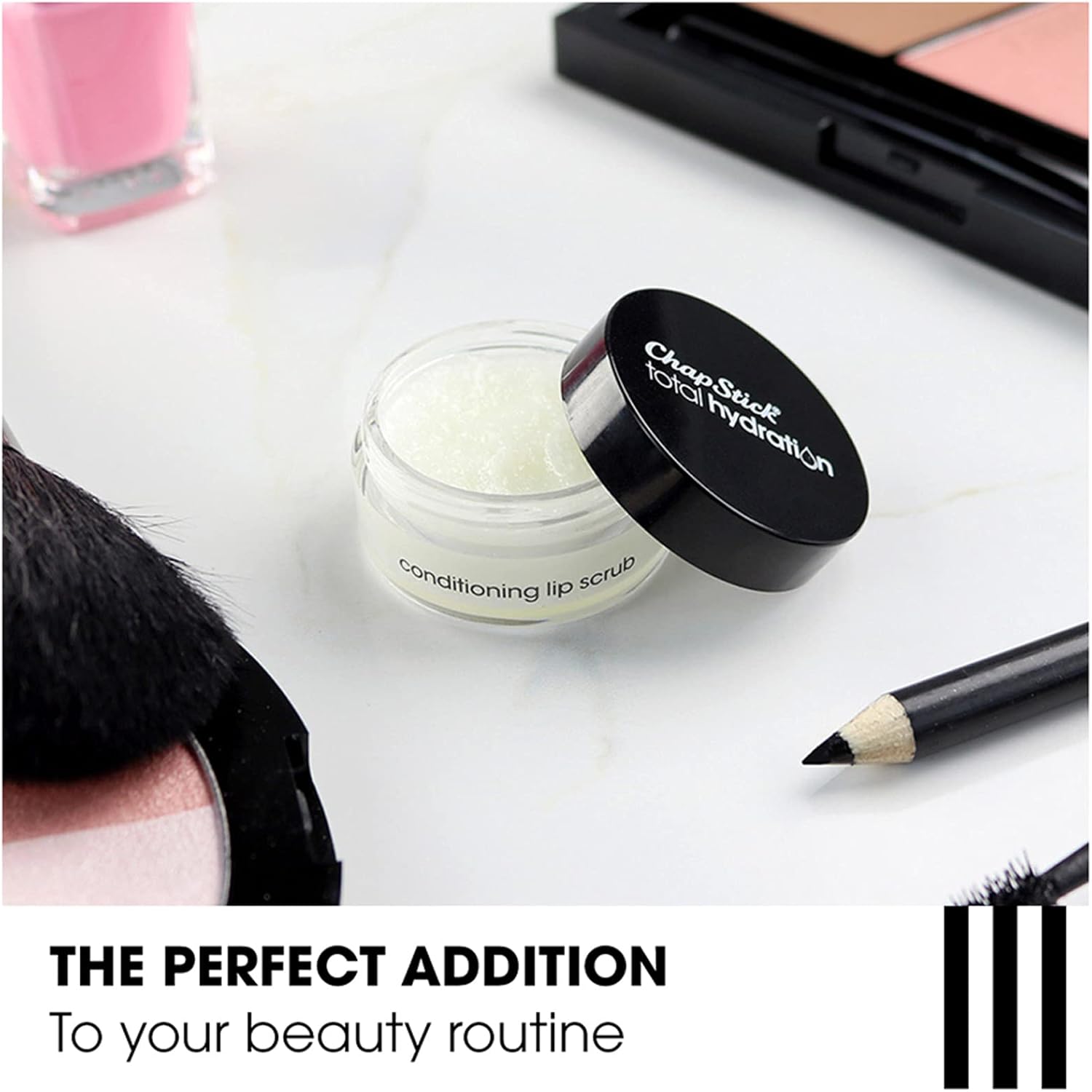 ChapStick Total Hydration Conditioning Lip Scrub Fresh Peppermint, Lip Exfoliator - 0.27 Oz : Everything Else