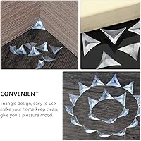 Vista 5 de DOITOOL 600pcs Triángulo Armario Cajón Esquina Parachoques Antipolvo, Transparente