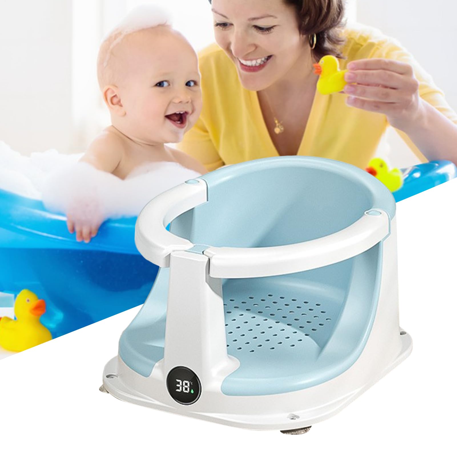 Asiento De Baño Para Bebés - Asiento De Baño Sentado Para Niños