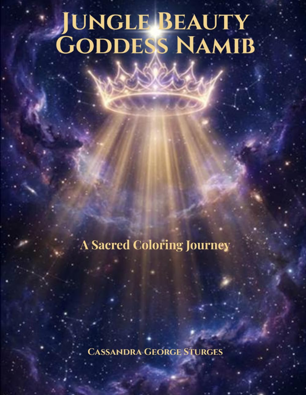 Jungle Beauty Goddess Namib: A Sacred Coloring Journey