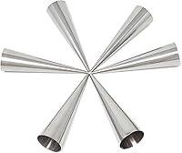 Vista 4 de Honbay 6 moldes de acero inoxidable para hornear