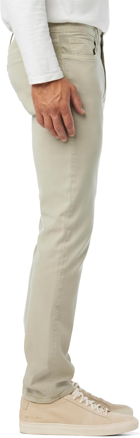 Joe's Jeans Men's Brixton Non-Denim Straight and Narrow Leg Twill Pant, Abbey Stone, 32W x 34L