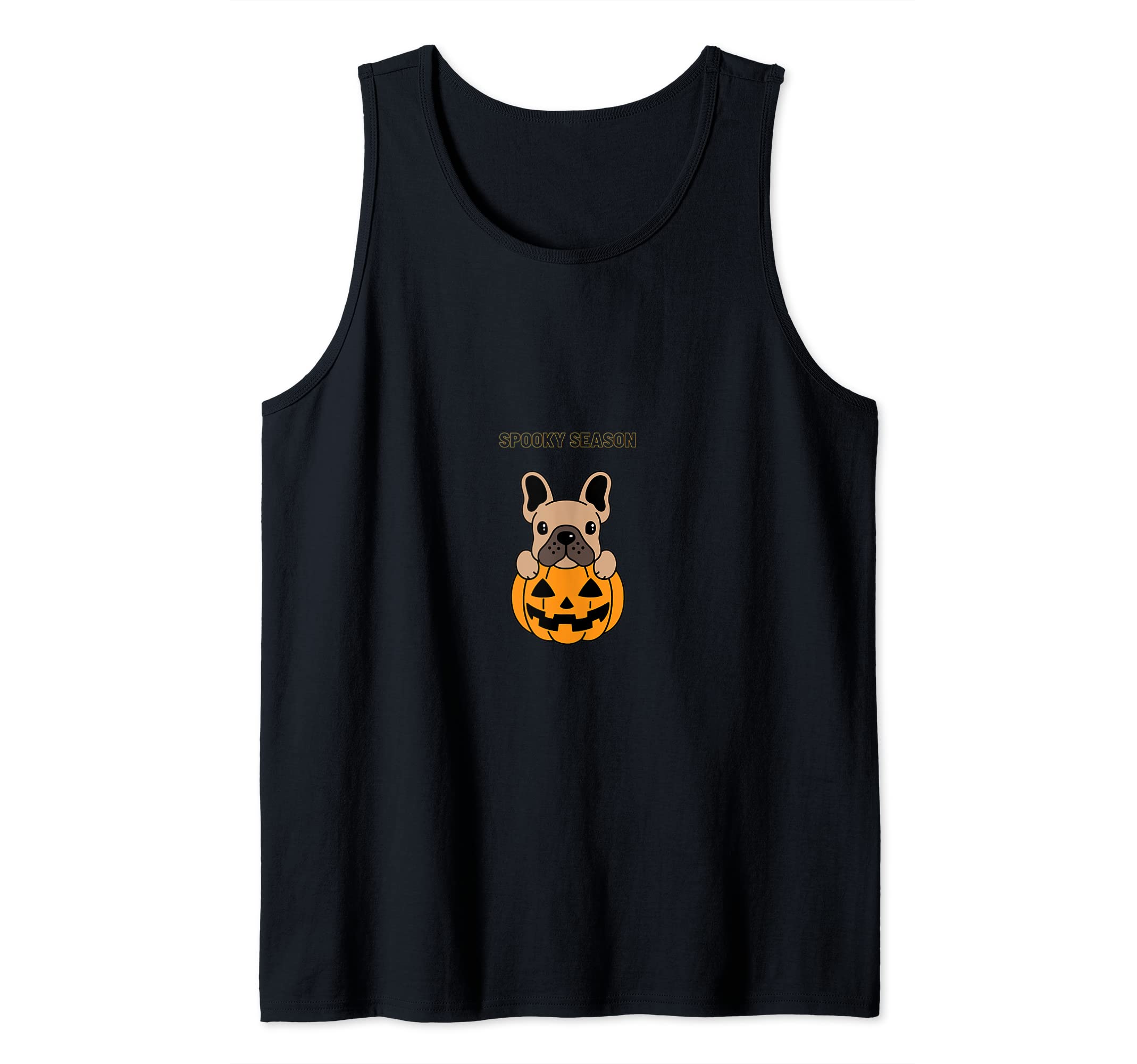 Spooky Halloween Pup Tank Top