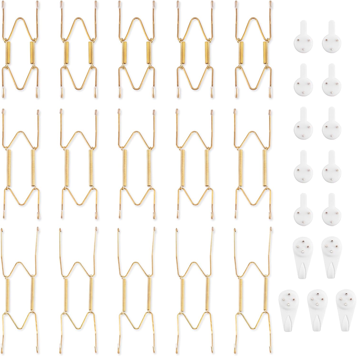 Bilillo 15 Pack Plate Hangers for The Wall, Fits 4-10 Inch Plates