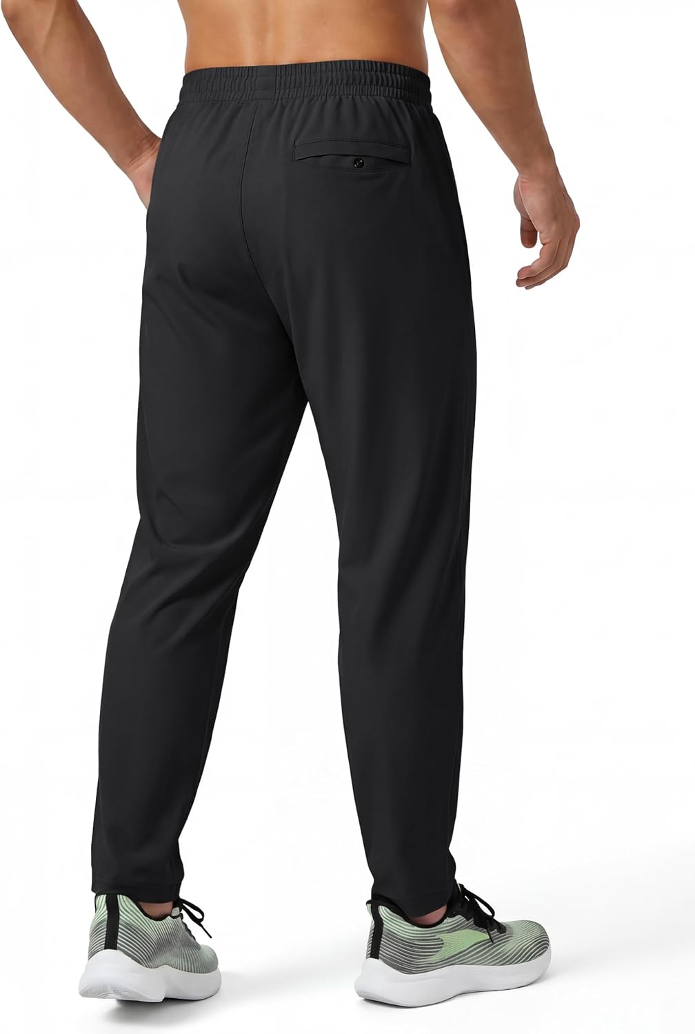 MAGCOMSEN Men's Joggers with Zipper Pockets Workout Sweatpants Running Jogger Pants Athletic Track Gym Hiking