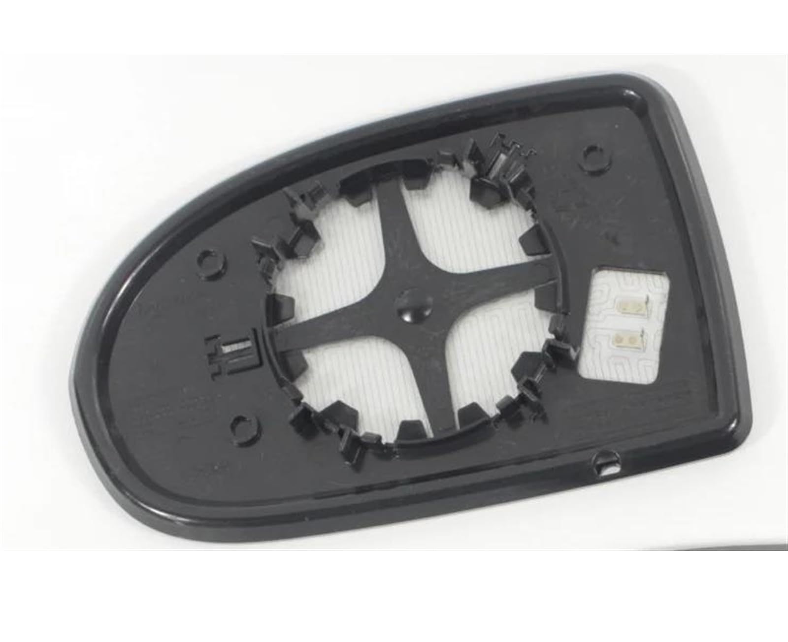 Rétroviseur Droit Chauffant Pour Jeep Compass 2007-2021 – Verre Plat, ABS, Compatible Chauffage