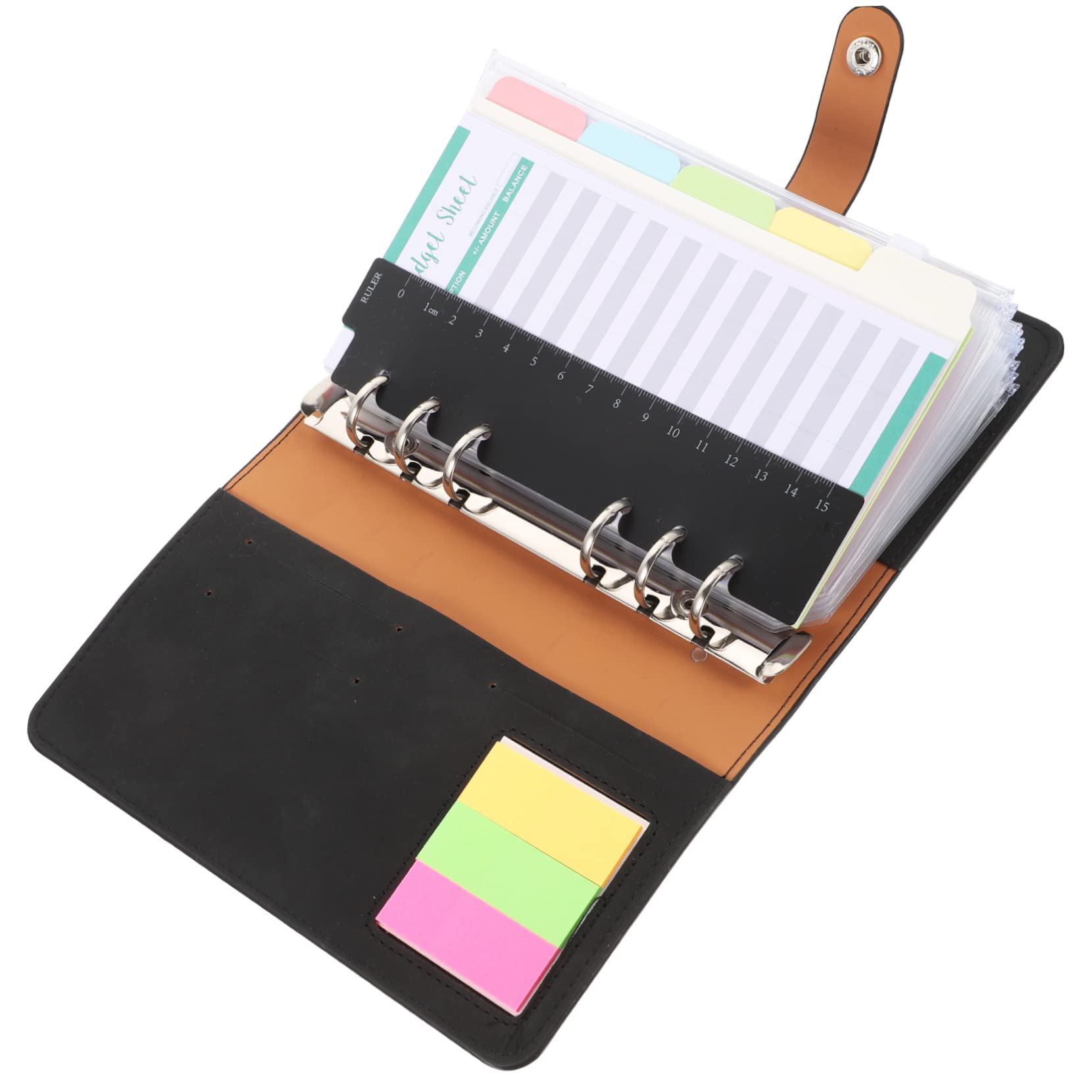 Set De 8 Tarjetas Didácticas Con Anilla - Papel Kraft Y Negro, Portátiles Para Notas, Vocabulario Y Planificación