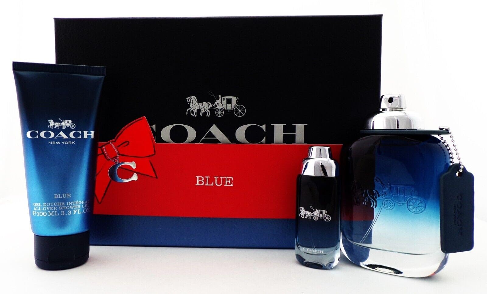 Amazon.com : Coach New York Blue Edt 3Pc Men Set : Beauty