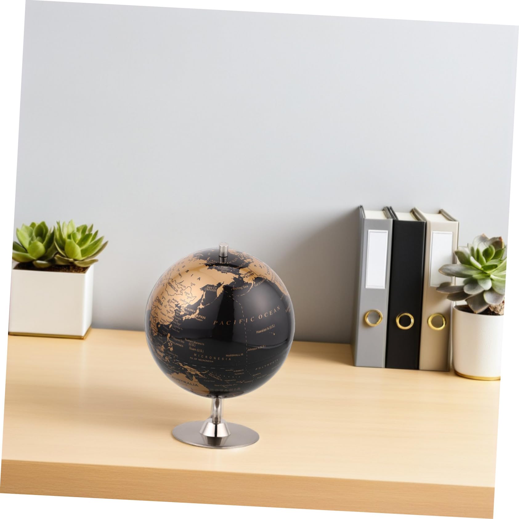 Globo Terráqueo para Niños Pequeño Metal Pvs Estilo Retro