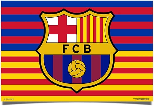 Desert Cactus FC Barcelona - Póster de fútbol de fútbol de 24 x 36 pulgadas, decoración oficial para fanáticos (24 x 36, estilo B)