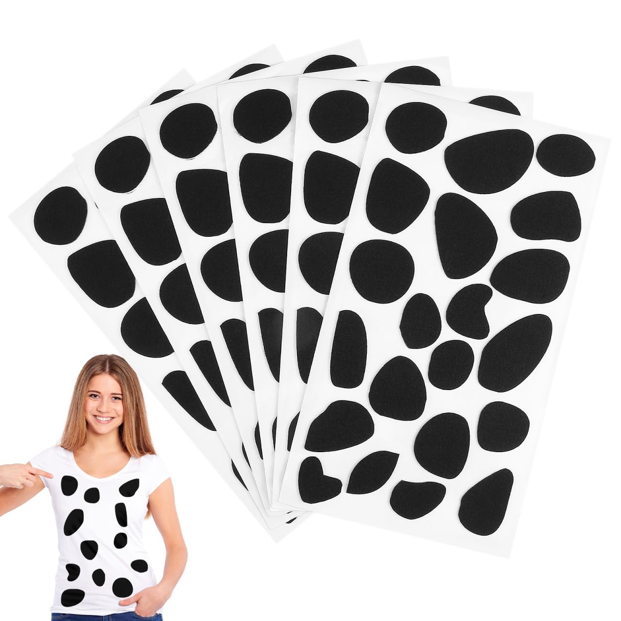 Autocollants en feutre pour vêtements BESTonZON pour réparer et décorer sans couture lot de 6