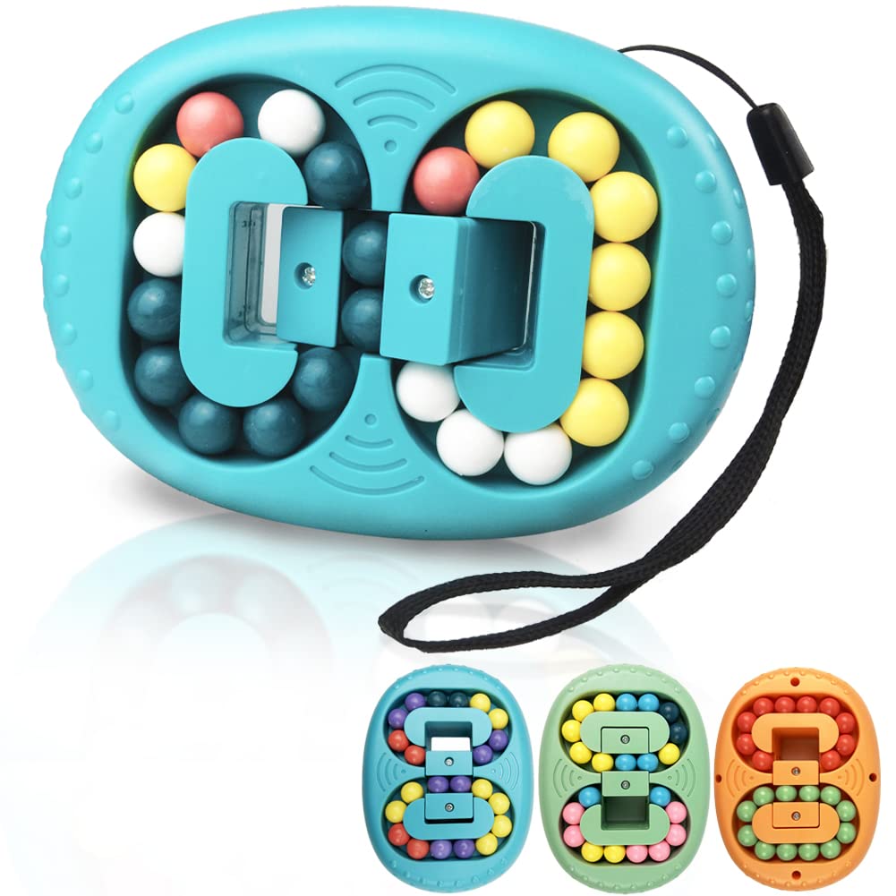 EACHHAHA Magic Bean Rotierender Fingerwürfel,Schultüte Füllung,Fidget Toys,Geschicklichkeitsspiel für Kinder,Verbessern Sie logisches Denken und praktische Fähigkeiten,Geburtstagsgeschenk für Kinder