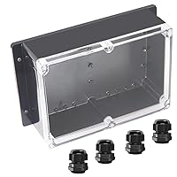 Vista 26 de Project Box IP65 Caja de Conexiones Impermeable de Plástico ABS Cajas Eléctricas Caja de Proyecto Electrónico DIY Carcasa de Alimentación con Oreja