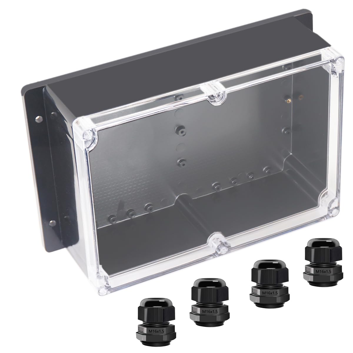 Waterproof Electrical Project Box - Clear ABS Case -16