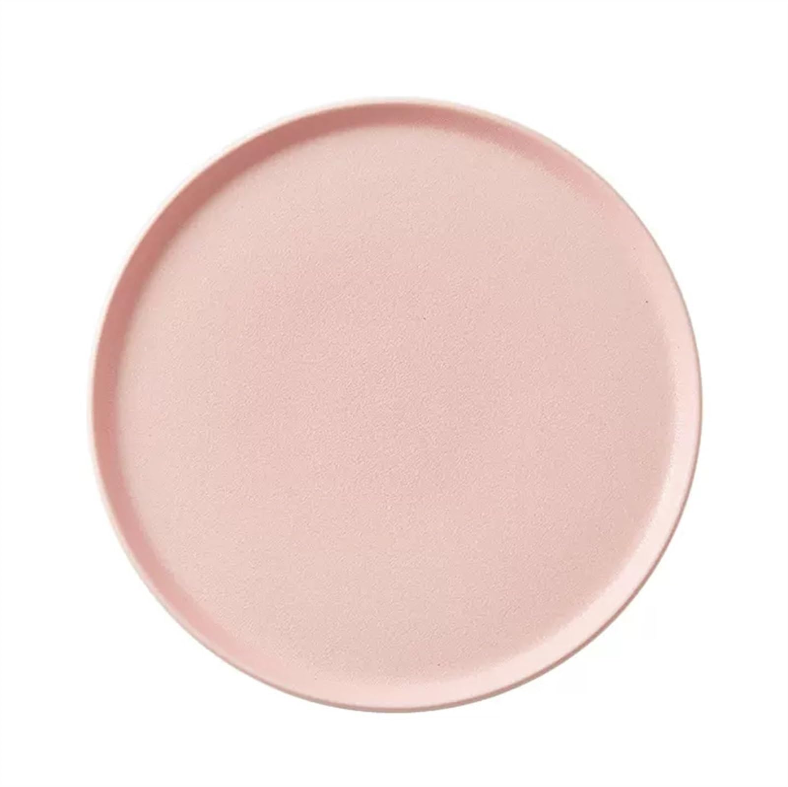 Piatto in Ceramica Piatto piano rotondo in ceramica opaca Cucina di casa Ristorante Caffè Piatto da dessert Piatto da insalata Piatto occidentale Piatto piano Piatti Piani ( Color : 001 , Size : L )