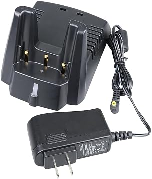 CD-31 Charger Base for Vertex Standard VX-600 VX-820 VX-821 VX-824 VX-829 VX-900 VX-921 VX-924 VX-929, Desktop Charger for FNB-V86LI FNB-V87LI FNB-V92LI Battery