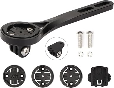 Support Intégré Pour Guidon Aéro Vélo – Compatible Garmin Edge, Wahoo Elemnt, Caméra GoPro Et éclairage, Alliage Aluminium 6061