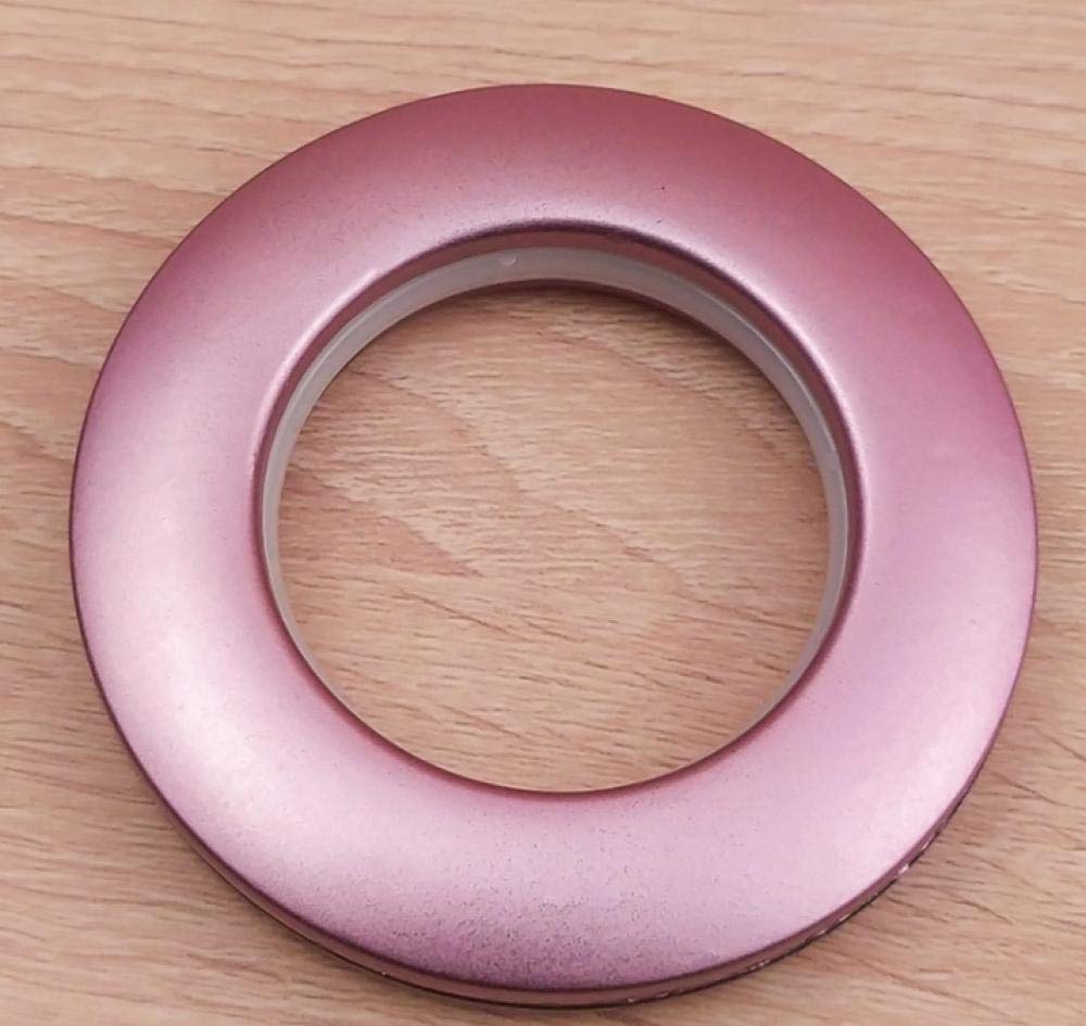 Lot de 50 Anneaux à œillets pour Rideaux Nanoscale Low Noise Roman Ring, pour fenêtre, Porte, Chambre, Rideaux et tentures, diamètre intérieur 40 mm - Argent Sable (Violet Sable)