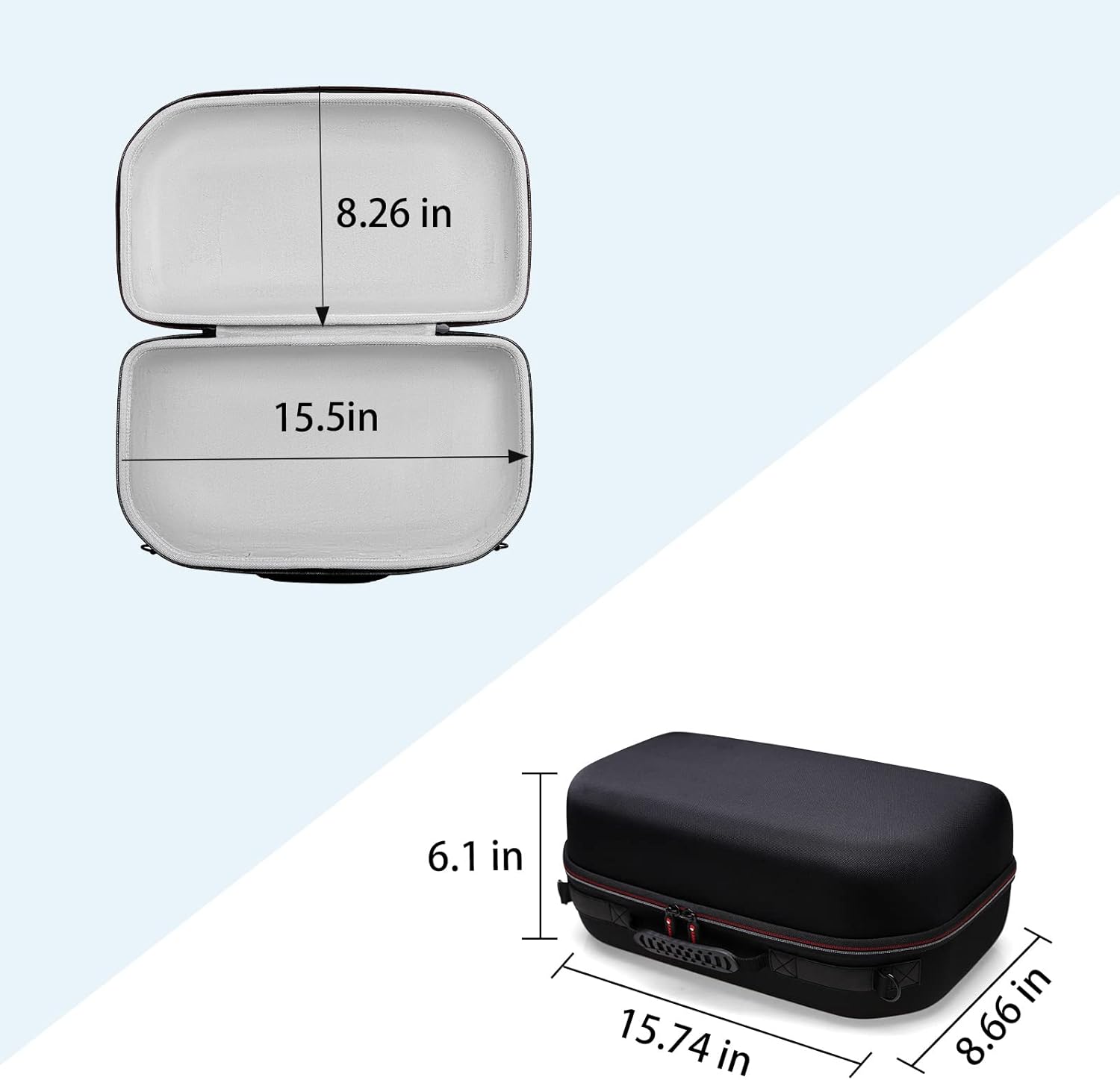 XANAD Hard Case for Anker Soundcore Motion Boom Plus Outdoor Speaker - Travel Protective Carrying Storage Case Bag