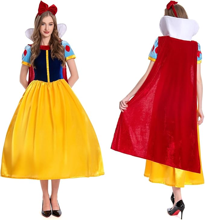 Amazon.co.jp: [mrcos] 白雪姫 ドレス 衣装 コスプレ プリンセス