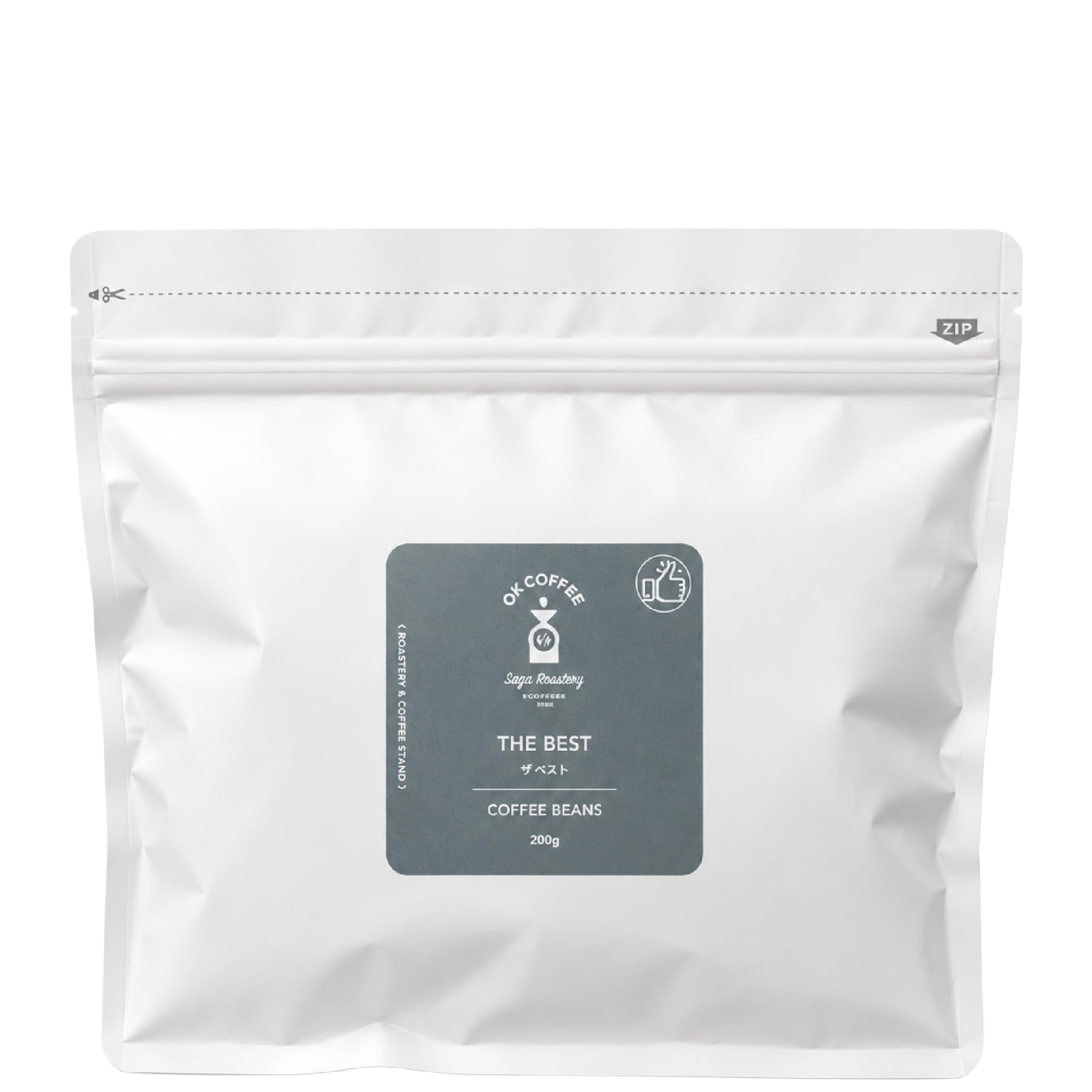 Amazon | OK COFFEE 【THE BEST】珈琲 豆のまま 200g 中深煎り 自家焙