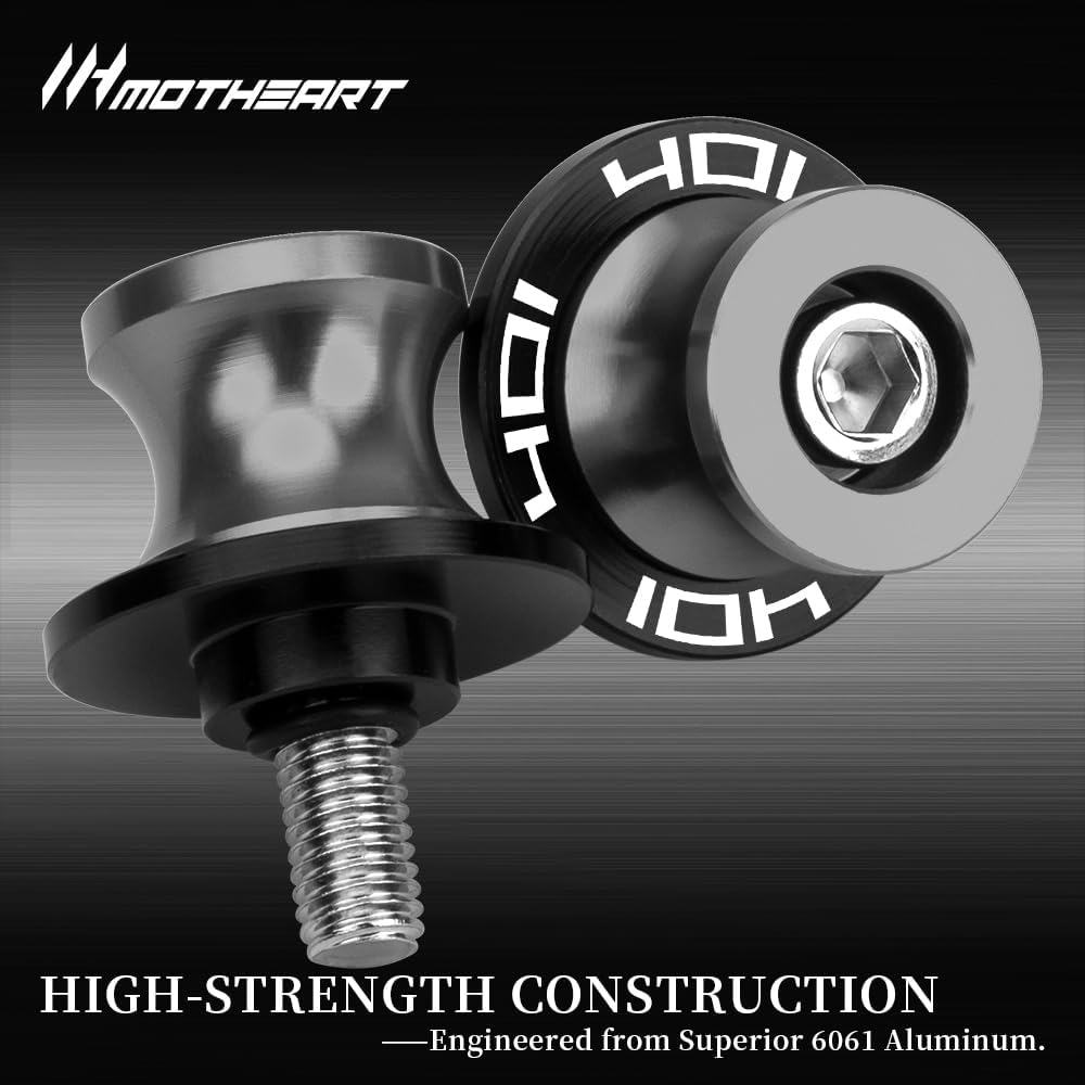 M10 Motorcycle Swingarm Sliders For Svartpilen 401 2015-2026 Vitpilen 401 2016-2024 Heavy-Duty Rear Swingarm Protectors for Long-Term Performance Accessories (Gray)