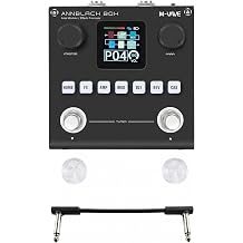 M-VAVE ANNBlackbox Black Multi Effects Guitar Pedal, Portable Multi Effects Processor with ANN Modeling, 80 Presets Effects Processor with Footswitch TopperRandom Color and 6.35mm Audio Cable