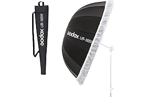 Godox UB-165W 65in 165cm Parabolic Reflector White Umbrella with Diffuser