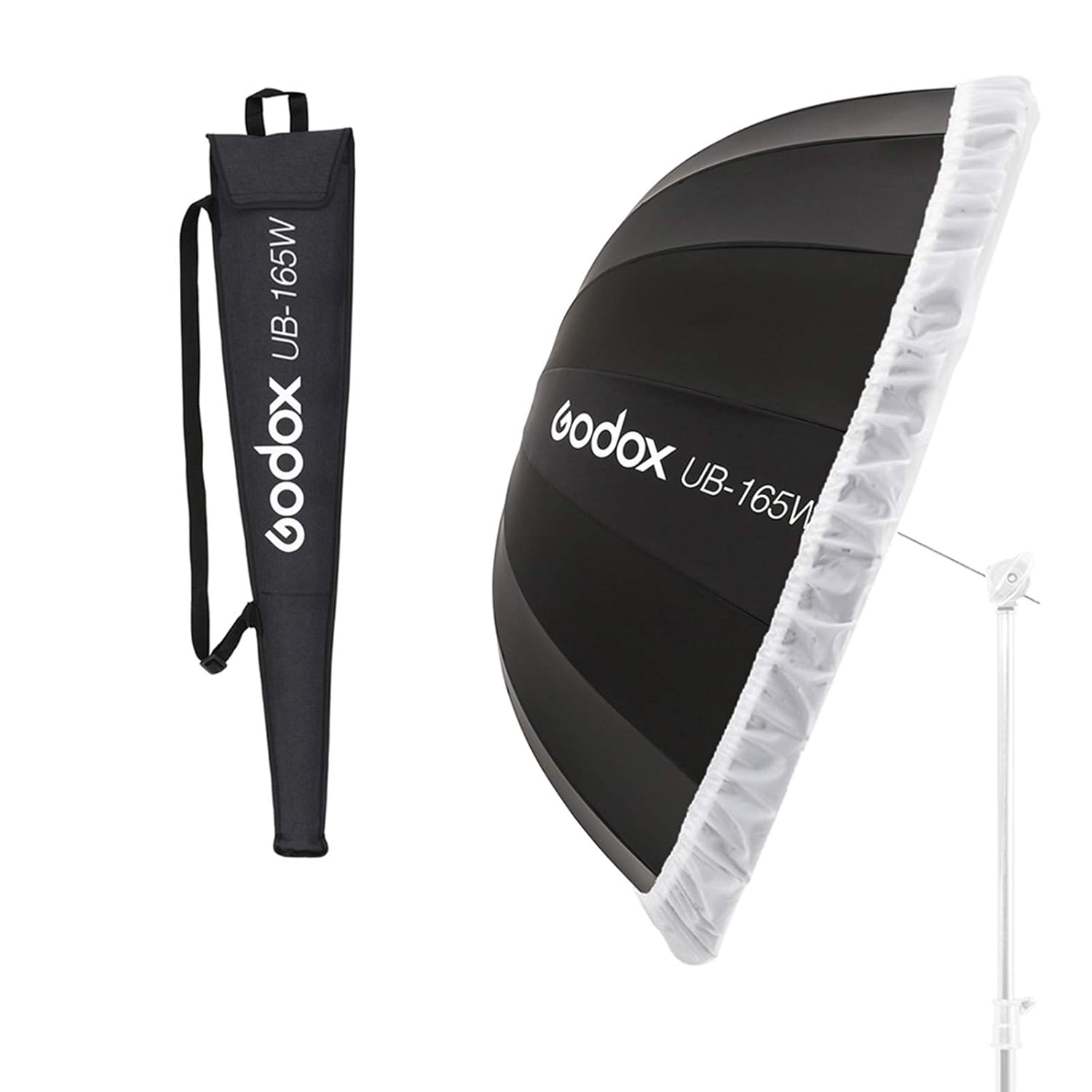 Godox UB165W 65in 165cm Parabolic Inner White Reflec Umbrella Studio Light Umbrella with