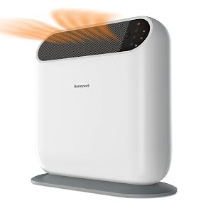 Honeywell ThermaWave 6 Ceramic Technology Space Heater White Ceramic Heater with Programmable Thermostat