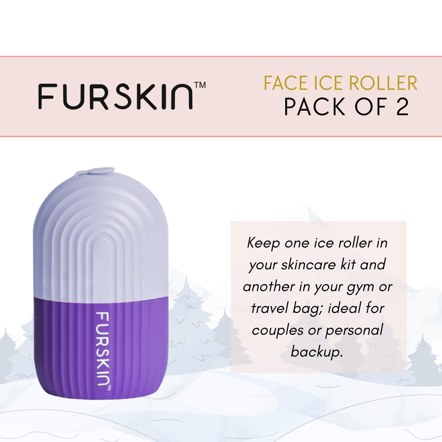 Ice Roller for Face, Eyes & Body (Purple, Pack of 2) – Reusable & Unbreakable Facial Massager for Puffiness, Skin Tightening & Glowing Skin Ice Roller for Face, Eyes & Body (Purple, Pack of 2) – Reusable & Unbreakable Facial Massager for Puffiness, Skin Tightening & Glowing Skin