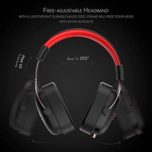 Miniatura 3 de Redragon H510 Zeus Auriculares para juegos con cable - Sonido envolvente 71 - Almohadillas de espuma viscoelástica - Controladores de 2087in -