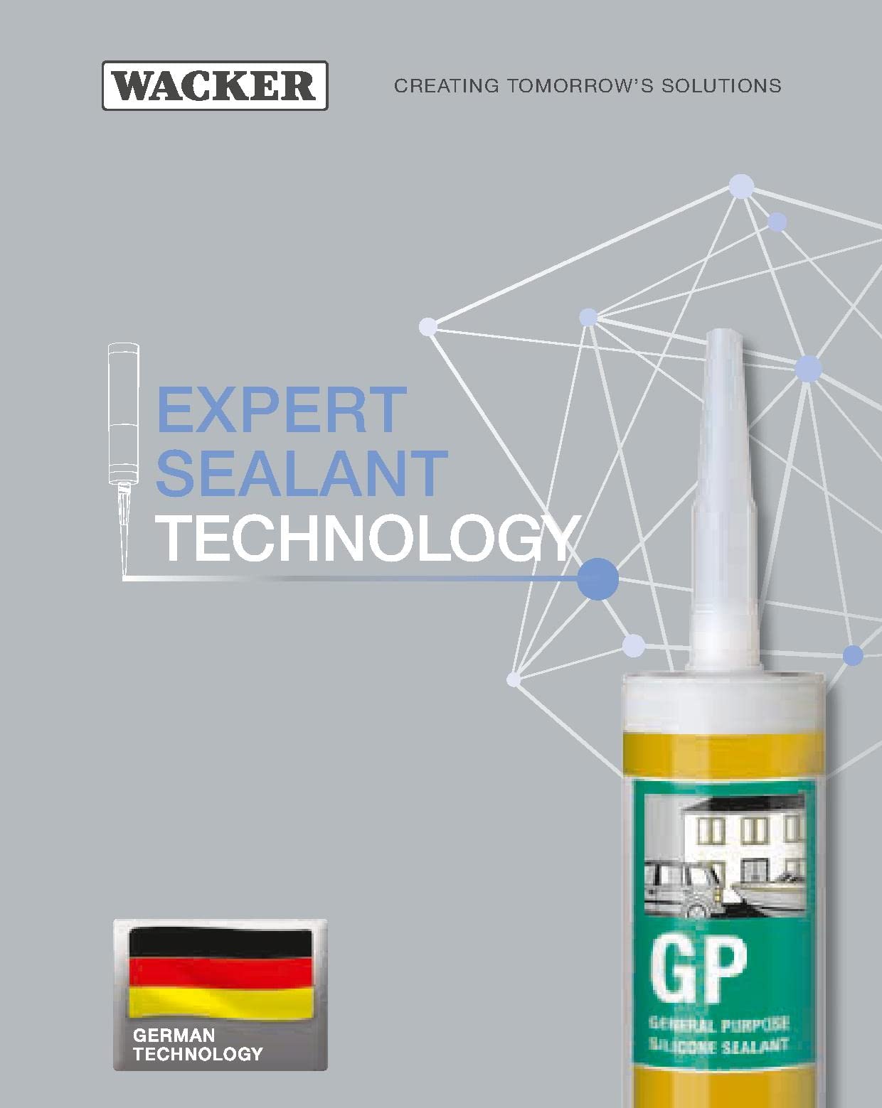 Wacker Germany Silicone Sealant General Purpose GP Brown 280ml