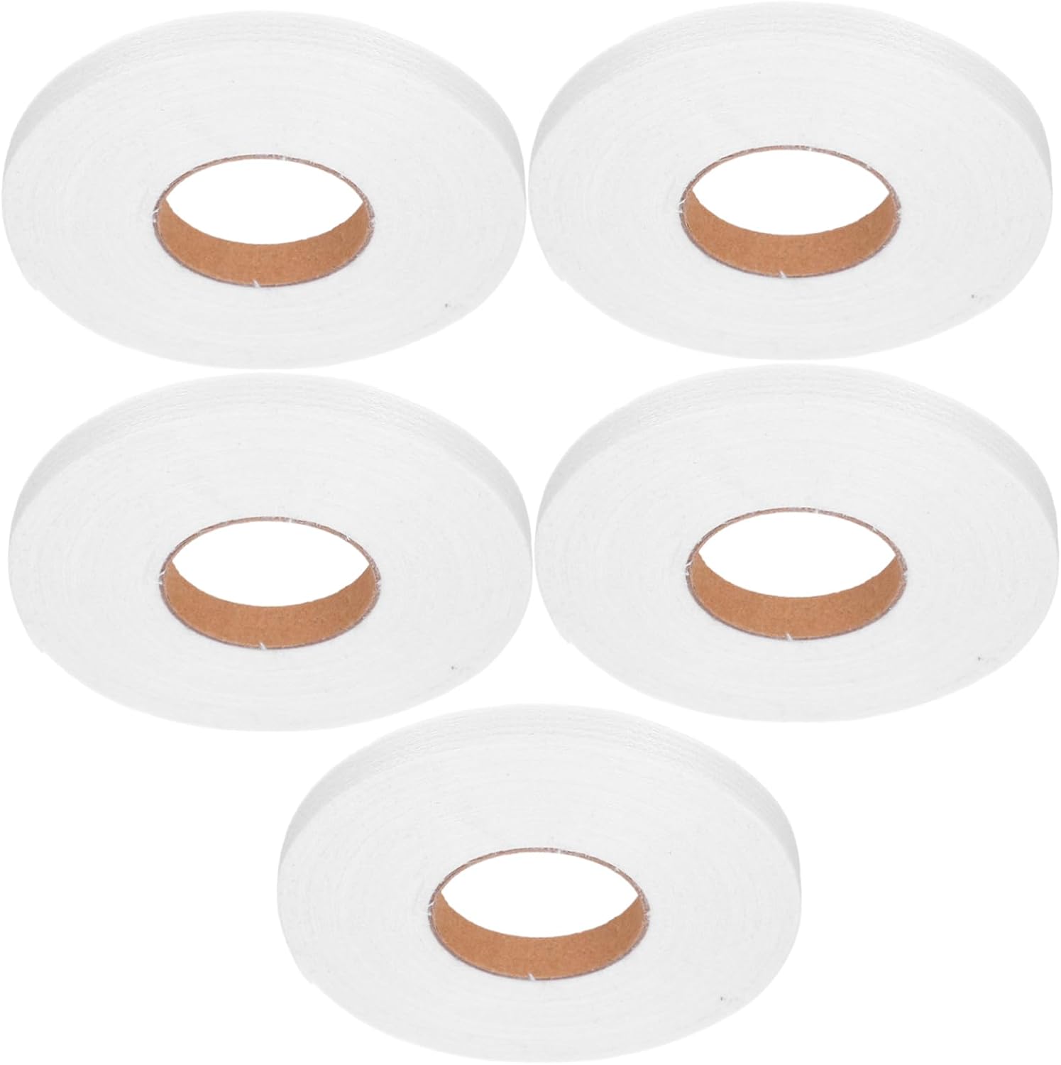 NUOBESTY 5pcs Fusible Interfacing for Sewing Non Woven Iron Insert for Crafting Quilting and DIY Projects White Versatile Backing Material for Garment Making and Repairs