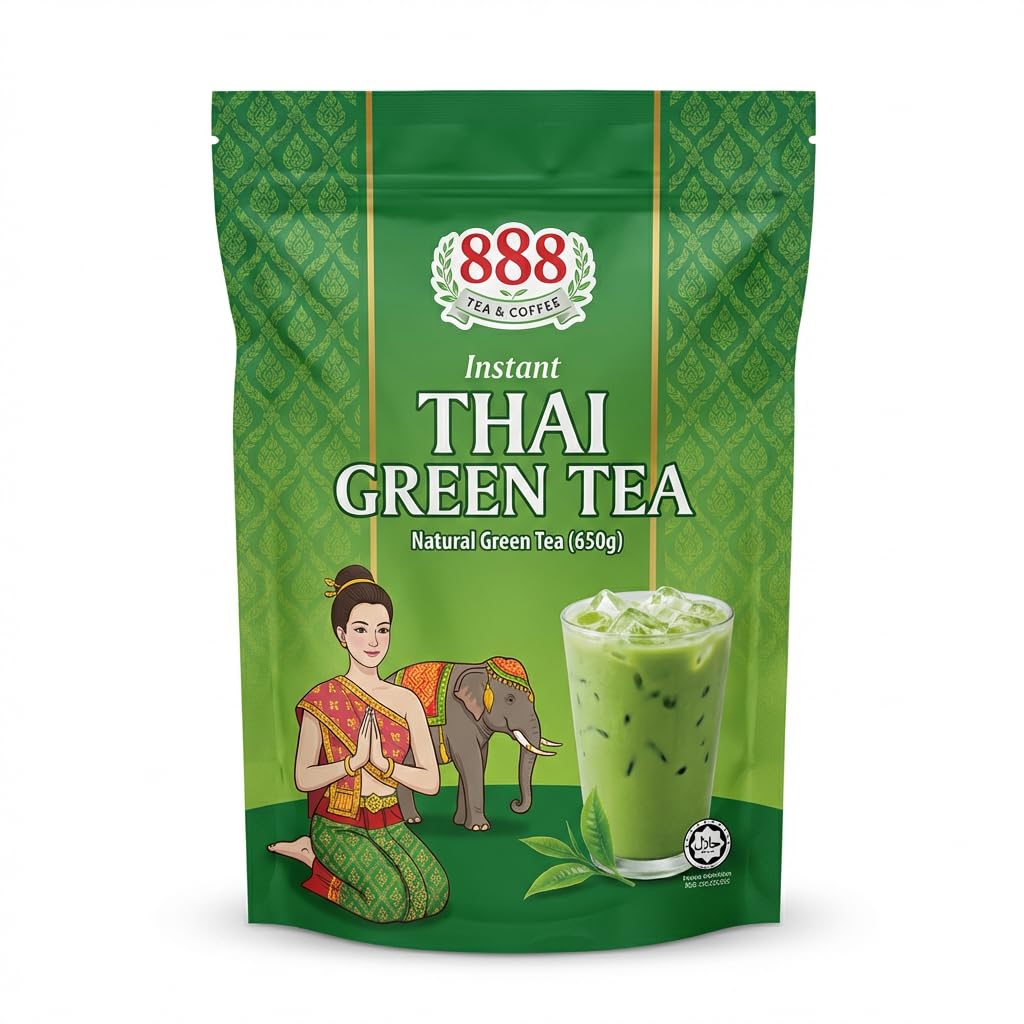 Thai Green Tea Instant Pulver – Getränkepulver aus Thailand