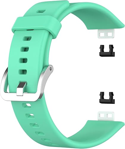 Vista 64 de E ECSEM Correas compatibles con HUAWEI Watch FIT - Correa de repuesto suave, flexible e impermeable, accesorios clásicos, pulseras para Huawei Watch