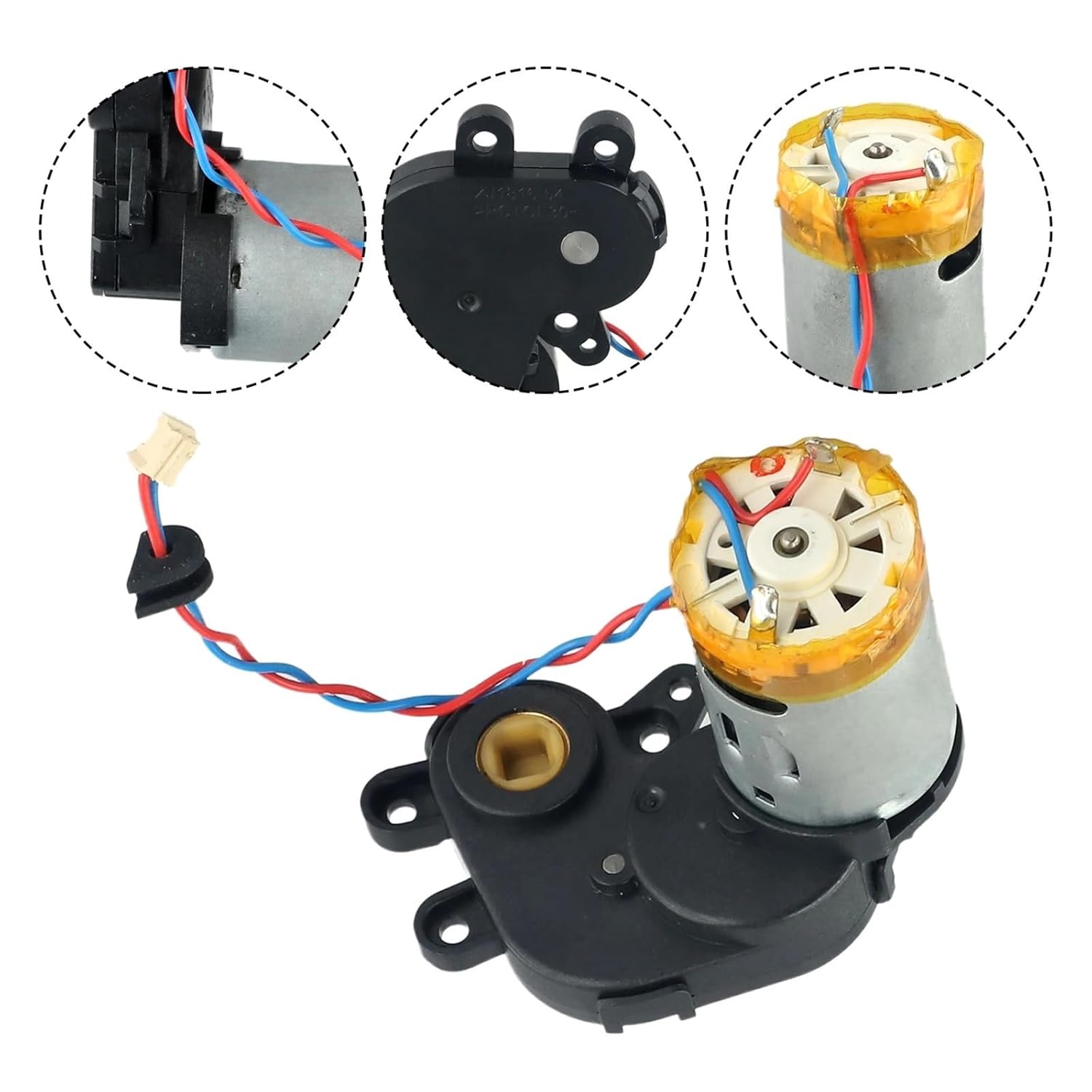 Main Brush Motor,Compatible for DEEBOT, OZMO 950 920 N8 N8 Pro T9 T8 Robot Vacuum Cleaner Sweeping Parts Household Sweeper Cleaning Tool