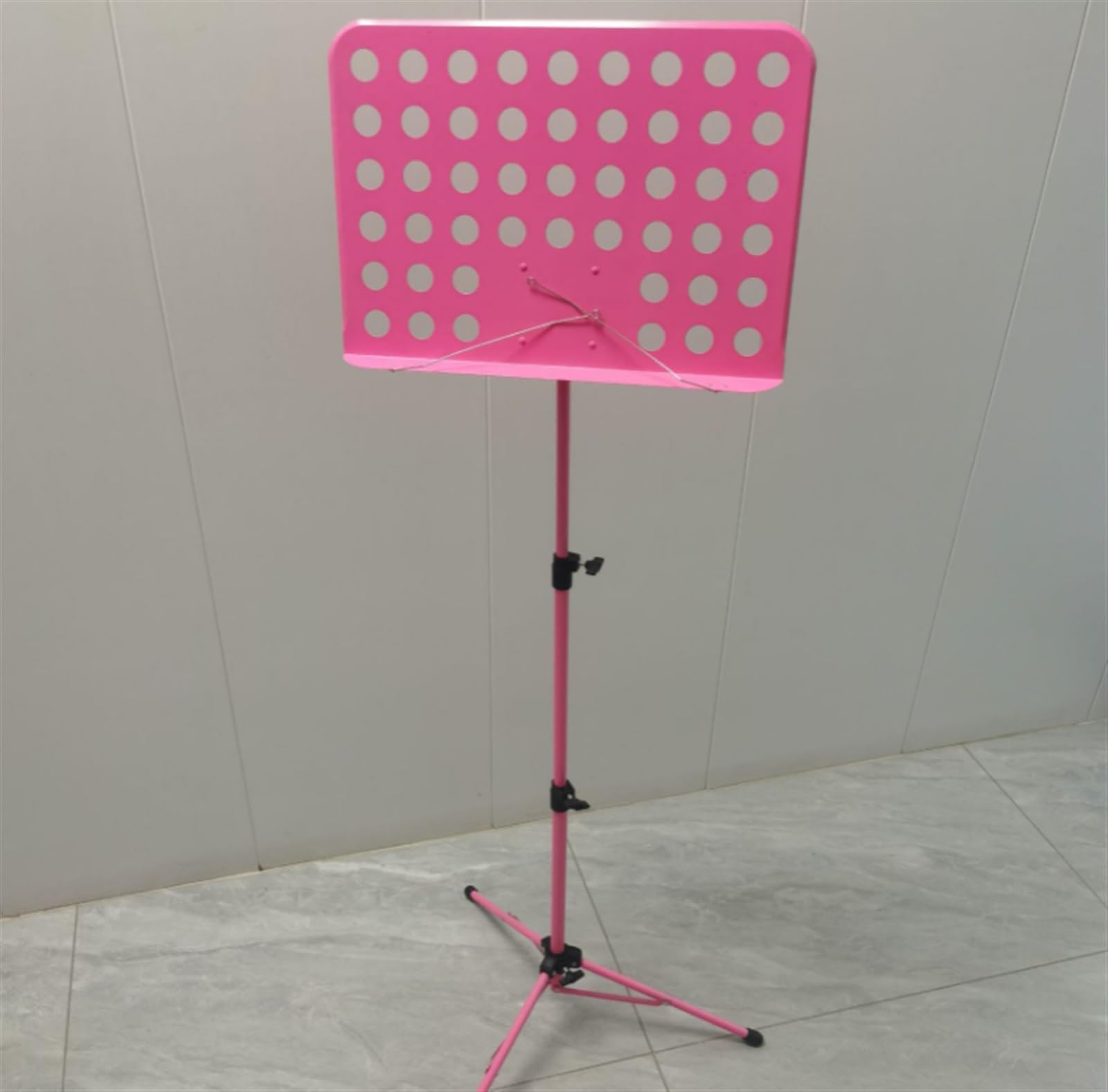 Stojak Na Nuty Potrzeby Muzyczne Regulowany Przenośny Składany Statyw Wielofunkcyjny Stojak Na Nuty Regał Na Nuty(Pink)